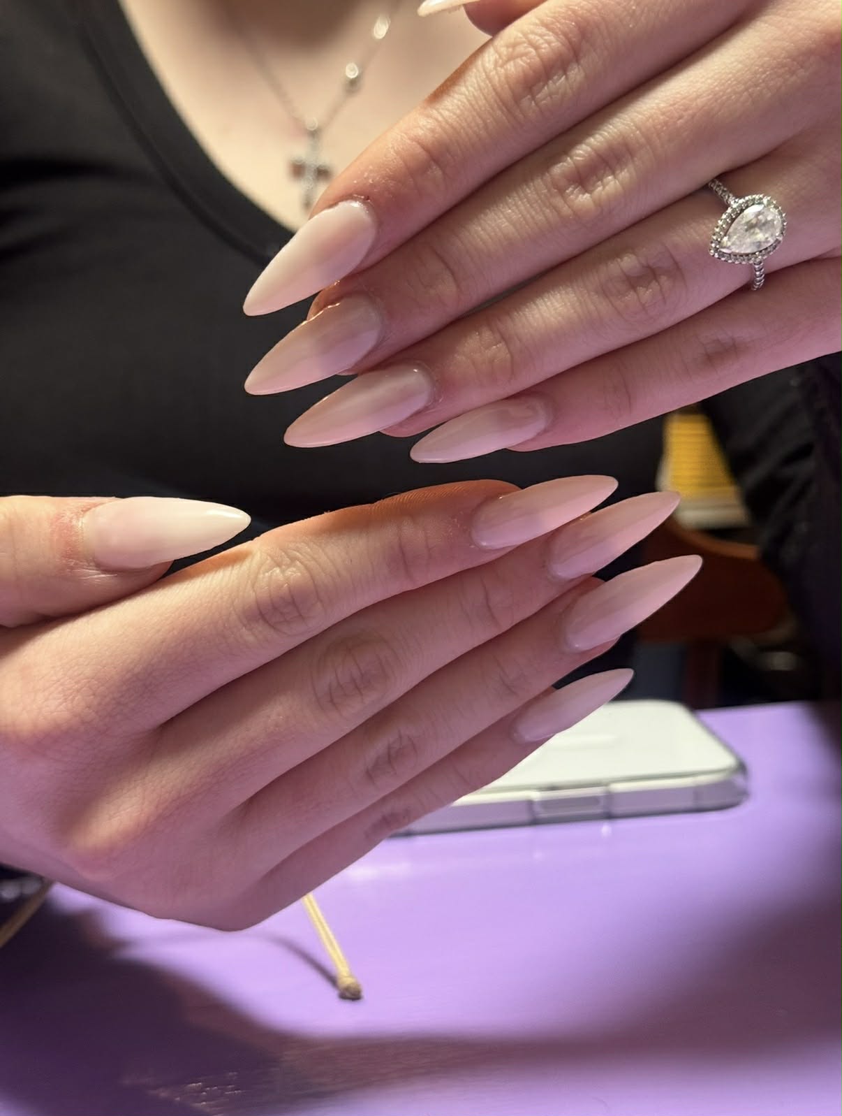 Soft nude ombré gel set by Maxine